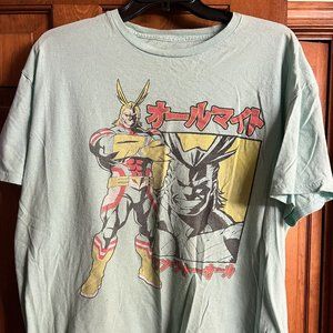 My Hero Academia All-Might T-Shirt, Adult Size Large